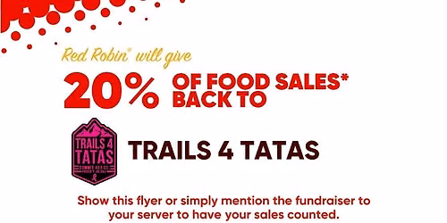 Trails 4 Tatas Fundraiser at Red Robin