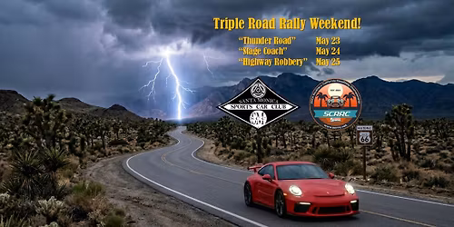 Triple RoadRally Weekend - Memorial Day