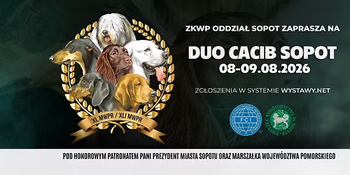 DUO CACIB SOPOT 08 & 09.08.2026