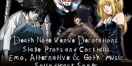Death Note: The Clubnight \ud83d\udcd3\ud83d\udd8a\ufe0f UPRAWR Birmingham, Saturday 19th December 2026 \ud83d\udc80\ud83c\udf4e