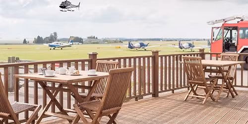 Drive out to Kemble airfield and AV8 cafe