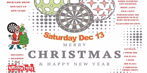 Jackson Hole Annual Christmas Dart Tourney