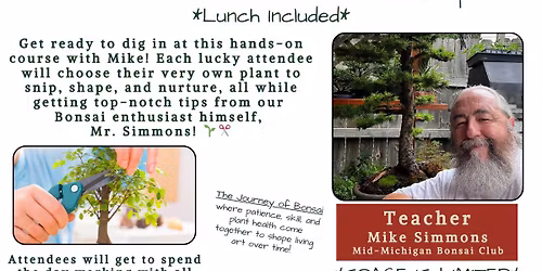 2026 Bonsai Workshop - The Art of Patience