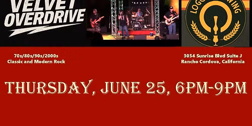 Velvet Overdrive at LogOff Brewing