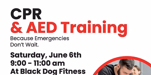 CPR and AED Training at Black Dog Fitness