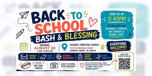 Back to School Bash.& Blessing