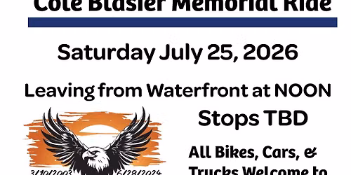 2nd Annual Cole Blasier Memorial Ride