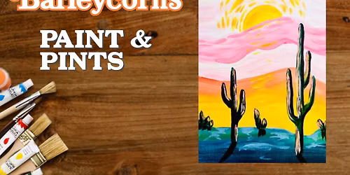 Paint Nite: Pink Desert Sky