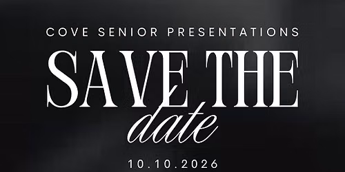 Cove Senior Presentations
