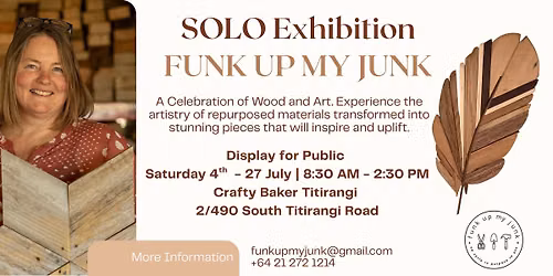 Funk up my junk's exhibition.