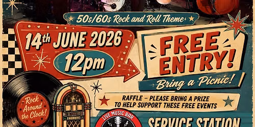 The Rhythm Burners \u2013 50s\/60s Rock \u2019n\u2019 Roll Picnic Party