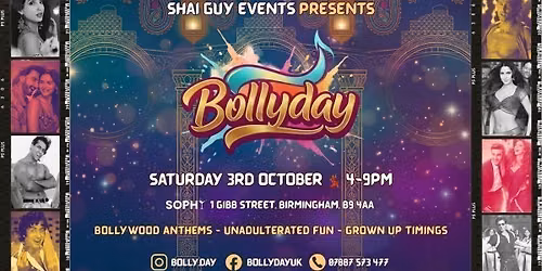 \ud83c\udf89 BOLLYDAY \u2014 BIRMINGHAM!
