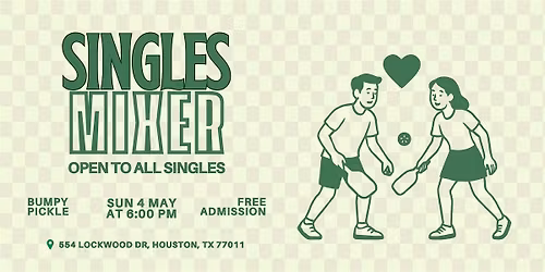 FREE Singles Mixer at Bumpy Pickle \u2665\ufe0e