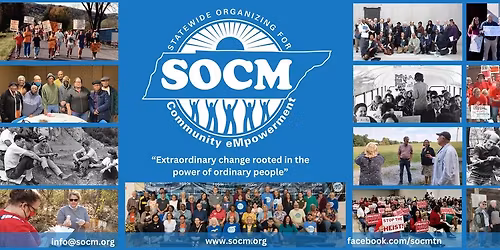 Anderson County: SOCM "Cutting an Effective Organizing Issue" workshop and planning meeting