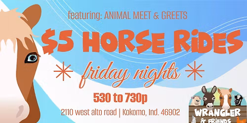 $5 Friday-Night Horse Rides!