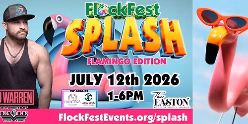 FlockFest SPLASH Flamingo Edition