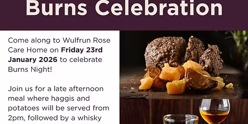 Burns Celebration Pop Up Event