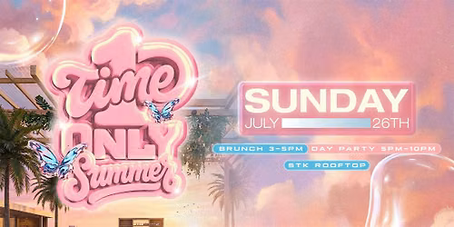 1TimeOnly: Rooftop Brunch & Day Party