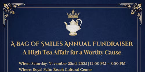 Annual Fundraiser: A High Tea Affair