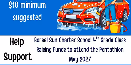 4th Grade Car Wash Fundraiser