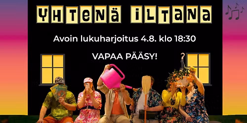 AVOIN LUKUHARJOITUS - Yhten\u00e4 iltana