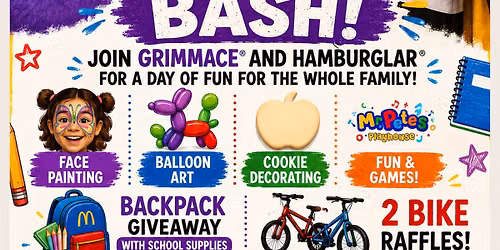 MCDONALDS ANNUAL BACK TO SCHOOL BASH! 