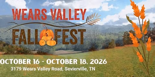 2026 WEARS VALLEY FALL FEST