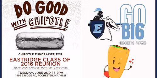 Chipotle x Eastridge Class of 2016 10 Year Reunion Fundraiser Night 