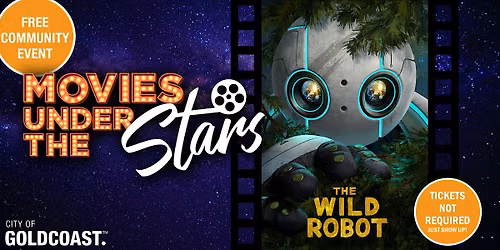 Movies Under the Stars: The Wild Robot, Robina - Free