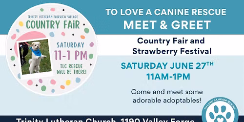 Country Fair & Strawberry Festival - MEET & GREET