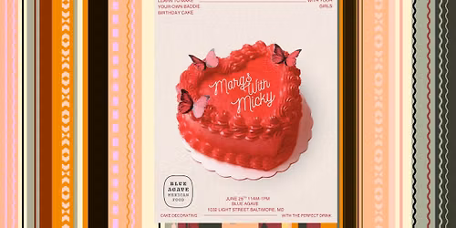 Margs with Micky - Create your own cake