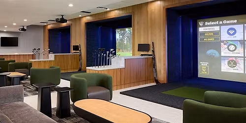 Wine + 9 Indoor Golf Networking Event