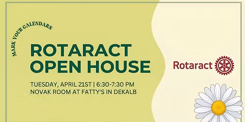 Rotaract Club Open House