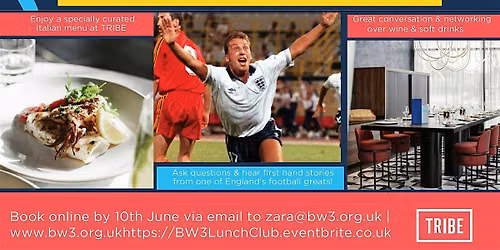Exclusive & intimate lunch with England legend David Platt