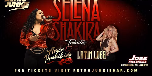 AMOR PROHIBIDO: Selena Tribute  + LATIN LOBA (Shakira Tribute)... LIVE!