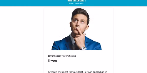 Comedian K-von in Reno, NV 11\/27-29 (age21+ ok)