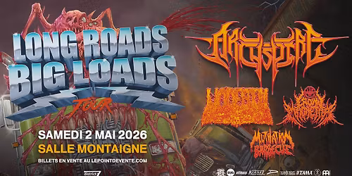  Archspire, Undeath, Crown Magnetar, Mutilation Barbecue  \/\/ Samedi 2 mai 2026 \/\/ Salle Montaigne