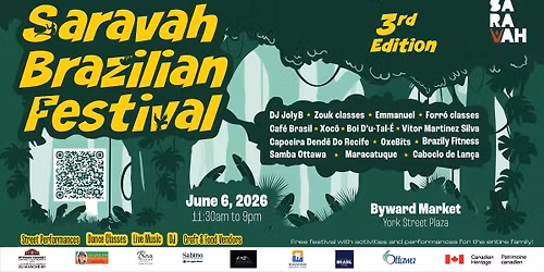 \ud83c\udde7\ud83c\uddf7Saravah Brazilian Festival 3rd edition \ud83c\udde7\ud83c\uddf7 LINE UP ANNOUNCED!