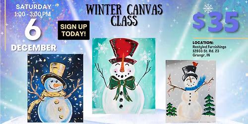 Winter Canvas Class