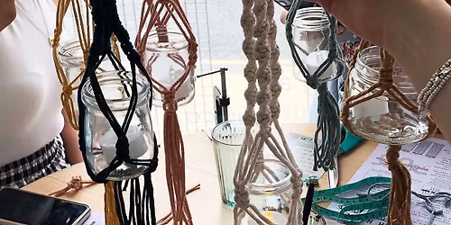 Macram\u00e9 Hanging Garden Lights Workshop, Ilkley