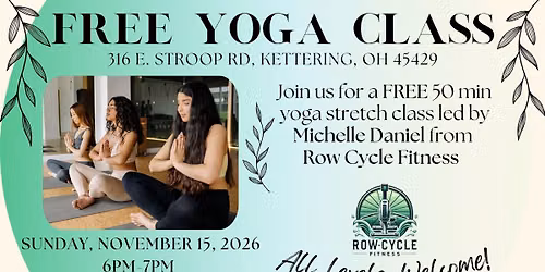FREE Yoga Stretch Class | Led by Row Cycle Fitness