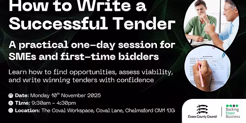 How to Write a Successful Tender - Procurement (Bid Writing) Workshop