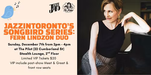 JazzInToronto's Songbird Series: Fern Lindzon Duo