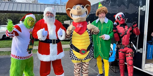 8th annual CRUISIN for a Claus charity car show. 