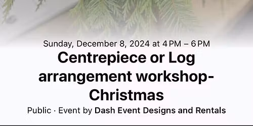 Christian Centerpiece Workshop 