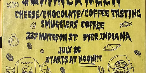 Summerween Cheese\/Chocolate\/Coffee Pairing