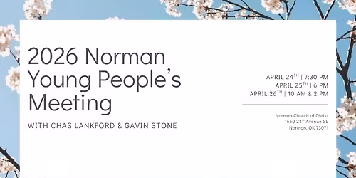 2026 Norman Young People's Meeting