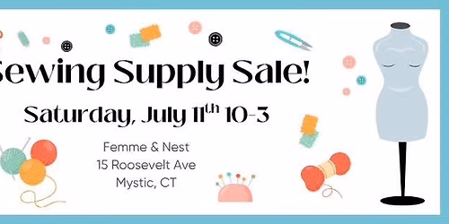 Sewing Supply Sale! 