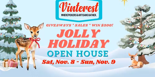 \ud83c\udf84\ud83e\udd8c Jolly Holiday Open House!