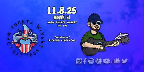 Blake Gardner + Rich Fleetwood @ Adam Puchta Winery (Hermann, MO)